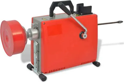 Immagine prodotto di vidaXL Macchina per la pulizia dei tubi 250W 15mx16mm / 4.5mx9.5mm
