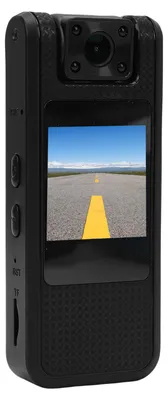 Produktbild von Tragbarer 4K-Videorekorder mit um 180 Grad drehbarem Objektiv, Bewegungserkennung und 1/4-Zoll-Gewinde – ideal für Strafverfolgungsbehörden und Reisen