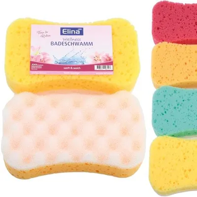 Produktbild von ELINA Schwamm Badeschwamm tailliert ca.17x9x4,5cm