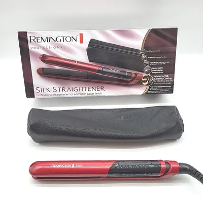 Obrázok produktu pre Remington Žehlička na vlasy Silk Dvojvrstvový keramický povlak Hodvábne proteíny Výkonný profesionálny styling vlasov