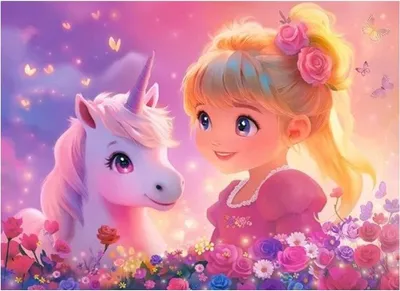Immagine prodotto di Puzzle 100 Principessa con Unicorno CASTOR