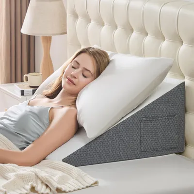 Produktbild von Orthopädisches Kissen 18 cm, Gedächtnisschaum, ergonomische Unterstützung, zum Schlafen