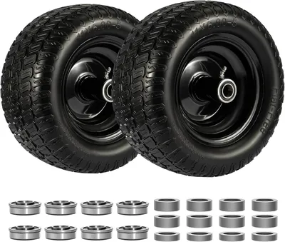 Imagen del producto de Neumáticos para cortacéspedes 11x6.00-5, resistentes a pinchazos, con un diámetro de 28 cm, para cortacéspedes de giro cero
