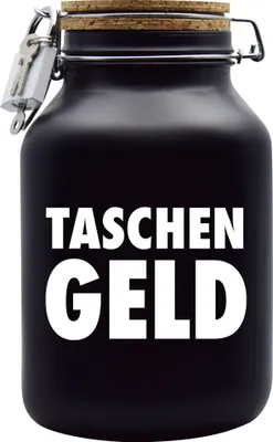 Produktbild von Spardose Geld Geschenk Ideen Taschen Geld Schwarz Größe XXL 3 Liter