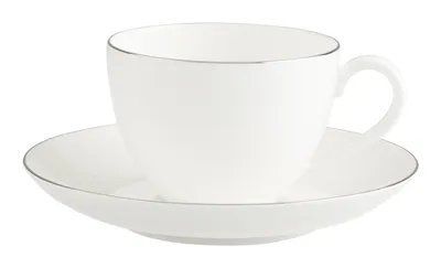 Immagine prodotto di Villeroy & Boch Anmut Platinum No.1 Tazza da caffè con piattino 2 pz. 10-4636-1290