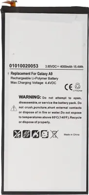 Produktbild von Akku passend für Samsung Galaxy A9 Akku Li-Polymer EB-BA900ABE 3,85V, 4000mAh 15,4Wh built-in ohne Werkzeug