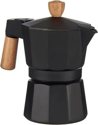 Produktbild von Origin Outdoors Espresso Maker 'Bellanapoli' 1 Tasse mit Echtholzgriff