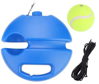 Immagine prodotto di Solidchoice - Attrezzo per l'allenamento nel tennis, con palla e corda nera, adatto a principianti ed esperti