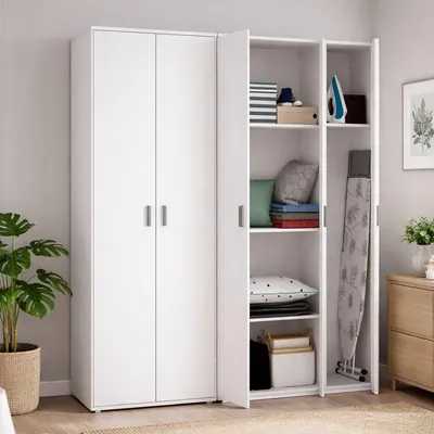Immagine prodotto di Rosarno - Armadio Multiuso Grande, 177x190h cm Bianco, Modulabile