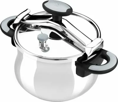 Produktbild von BRA New Star | 11-Liter-Brücken-Schnellkochtopf, hergestellt aus Edelstahl 18/10, mit 2 Drucksicherheitssystemen und Öffnungsverriegelungssystem, geeignet für alle Arten von Küchen