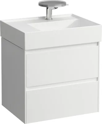 Image de LAUFEN LANI pour Kartell Meuble sous-lavabo, 2 tiroirs, 585x450x515mm, pour H810335, H4039421122611