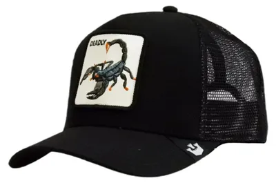 Zdjęcie produktu dla Czapka z daszkiem Goorin Bros. The Deadliest Scorpion Trucker - 101-1687-BLK