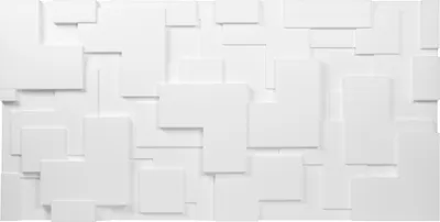 Produktbild von MARBET DESIGN 3D Wandpaneele Styropor Paneele weiß 96x48x3cm Wandverkleidung Wärmedämmung (2,76m², PD-2) Wandverkleidung 3D Wanddeko Wandpaneel