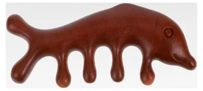 Produktbild von Massagekamm aus natürlichem Sandelholz für Kopf- und Körpermassage