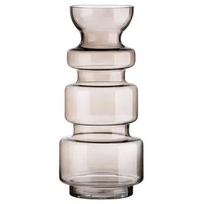 Produktbild von Gilde Vase, "Chazia", Glas, braun, VE 1, L. 16 cm, B. 16 cm, H. 36 cm 44681 4063387446812