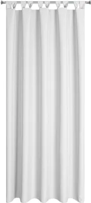 Produktbild von Eurofirany Garten Vorhang Schlaufen Wasserdicht weiß 220 cm x 155 cm