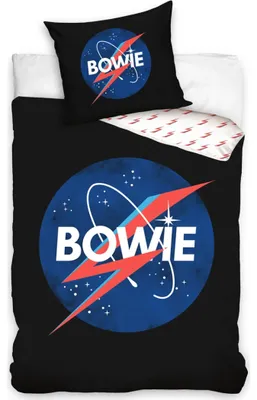 Imagen del producto de Juego de sábanas de David Bowie, 140 x 200 cm + 90 x 90 cm, 100% algodón