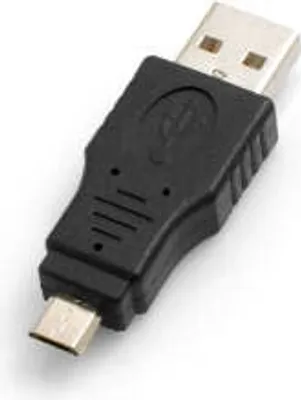 Produktbild von SYSTEM-S On-The-Go Host Kabel OTG Adapter USB A Stecker zu Micro USB Stecker Adapter