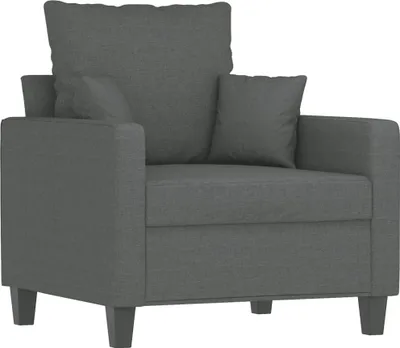 Obrázok produktu pre vidaXL Kreslo tmavosivé 60 cm látka