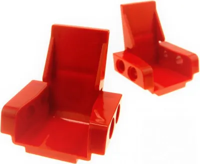 Produktbild von 2x Lego Technic Sitz 3x2 rot Auto Stuhl LKW Flugzeug Truck 271721 2717