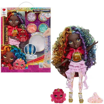 Produktbild von Rainbow High Rainbow Shimmers with Slime Fashion Doll - Iris (rainbow), Modepuppe, Weiblich, 4 Jahr(e), Junge/Mädchen, 280 mm, Mehrfarbig