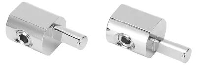 Obrázok produktu pre 2 ks redukčný adaptér vstupu zosilňovača 1/0 Gauge na 4 Gauge poniklovaný hliník 6061 pre autá a lode