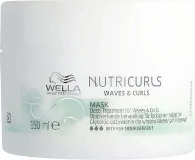 Produktbild von Wella Professionals EIMI Nutricurls Deep Treatment Waves & Curls, 500 ml, Frauen, Lockiges Haar, Alle Farben, Anti-Frizz, Nährend, Schutz, Glättend, Weichmachend, Behandlung, Jojoba-Öl, Kleie