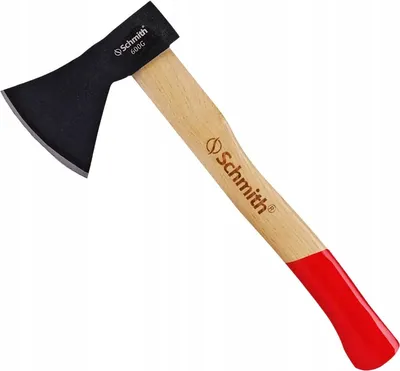 Productafbeelding van Schmith Profi bijl, universeel, 0,6 kg met houten steel | Splijtbijl, universele bijl, houtbijl, bijl | Hout voor de kachel, brandhout, splijthammer, handbijl, gereedschap