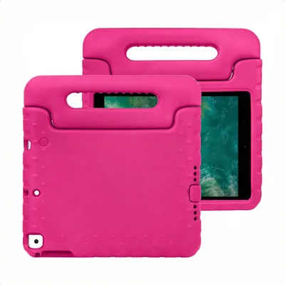 Productafbeelding van imoshion Kidsproof Backcover met handvat voor de Apple iPad 6 (2018) 9.7 inch / iPad 5 (2017) 9.7 inch - Roze
