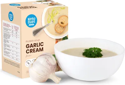 Produktbild von Eiweißsuppe – Knoblauch mit hohem Proteingehalt (7 Portionen)