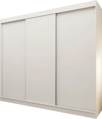 Produktbild von Masseno Schiebetürenschrank SOFIA 240 cm Kleiderschrank Schlafzimmer Schrank 3-türig Weiß