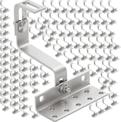 Produktbild von 100x Ziegel-Dachhaken Photovoltaik Befestigung