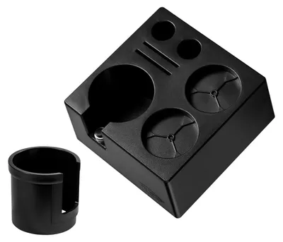 Espresso-Knock-Box 7-in-1, schwarz, für 51–58 mm Zubehör