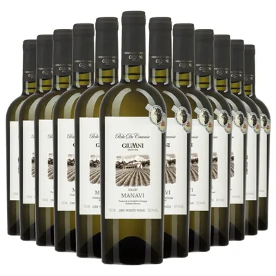 Produktbild von Giuaani Manavi Mtsvane Georgischer Weißwein Trocken (12 x 0,75L)