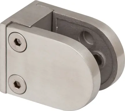Produktbild von Edelstahl Glashalter für Flachmontage, Glasstärke: 16,76 mm
