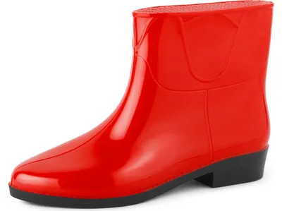 Produktbild von Ladeheid Damen Kurze Gummistiefel LAZT201801 (Rot, 38 EU)