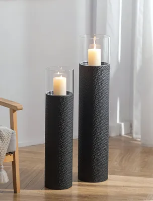 Zdjęcie produktu dla Zestaw dwóch wysokich świeczników