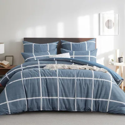 Immagine prodotto di TRANKIELO® - Set di biancheria da letto 200x200 cm in microfibra - Set di 3 pezzi composto da copripiumino con cerniera e motivo alla moda