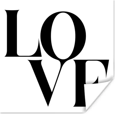 Produktbild von MuchoWow® Poster Text - Liebe - Zitate 100x100 cm - Babyzimmer