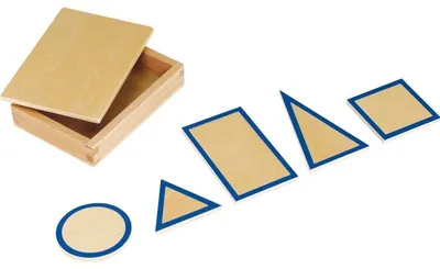 Image de Eduplay Montessori formes géométriques de base dans une boîte - Jouet éducatif pour enfants