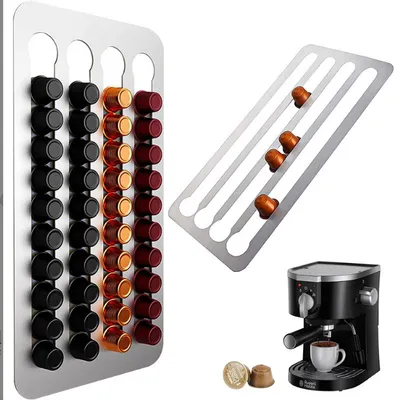 Immagine prodotto di INF Supporto in acciaio inox per capsule Nespresso
