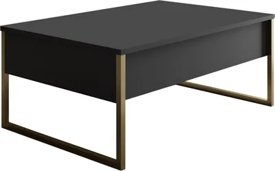 Produktbild von Skye Decor, Luxe - Anthracite, Gold, Couchtische, Anthrazit, 90 x 40 x 60 cm