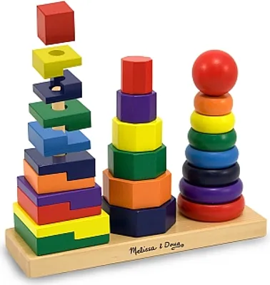Obrázok produktu pre MELISSA Drevené pyramídy 25el 10567