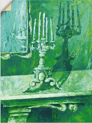 Produktbild von ARTland Wandbild, selbstklebend Barocker Leuchter Größe: 45x60 cm