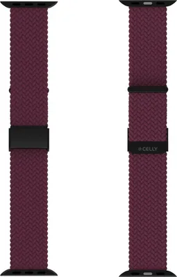 Immagine prodotto di Celly WBANDBRAIDEDVL accessorio indossabile intelligente Band Bordeaux