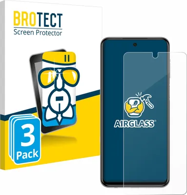 Produktbild von 3x BROTECT Schutzglas für Xiaomi Redmi Note 9 Pro Schutzfolie Panzer Folie Glas Display Schutz klar