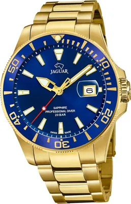 Produktbild von Jaguar Herren Uhr Analog J877/1 Edelstahl Armbanduhr Executive gold D2UJ877/1