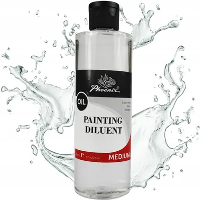 Produktbild von Ölfarben Verdünner Phoenix 250ml Painting Diluent Pinselreiniger Malmittel für Ölmalerei Terpentinersatz