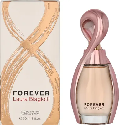 Produktbild von Laura Biagiotti Forever, Frauen, 30 ml, Apfel, Bergamotte, Schwarze Johannisbeere, Birne, Rosa Pfeffer, Praline, Rose, Tuberose, Violett, Benzoe, Moschus, Vanille, Spray