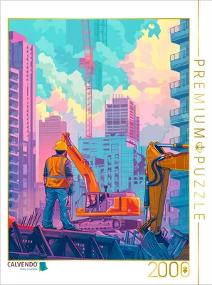 Produktbild von CALVENDO Puzzle Ein Motiv aus dem Kalender Bauarbeiter - Mein Traumberuf | 2000 Teile Lege-Größe 90x67cm Foto-Puzzle für glückliche Stunden
